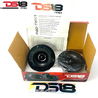 DS18 PRO-TWX1-BK ทวิตเตอร์ 1นิ้ว โดม เสียง แหลม ติดรถยนต์ ลำโพง ทวิตเตอร์ 1คู่ ลำโพงเสียงแหลม ทวิตเตอร์โดม แหลม จาน