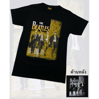 【hot sale】เสื้อยืดคอกลมสีดำสกรีนลายเสื้อวินเทจเสื้อลายวงดนตรี