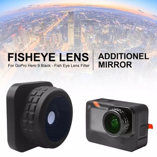 Gopro 9 HD Wide Angle Camera Lens Fisheye Lens Vlog Shooting Cameras Filter Lenses for GoPro Hero 9 Black