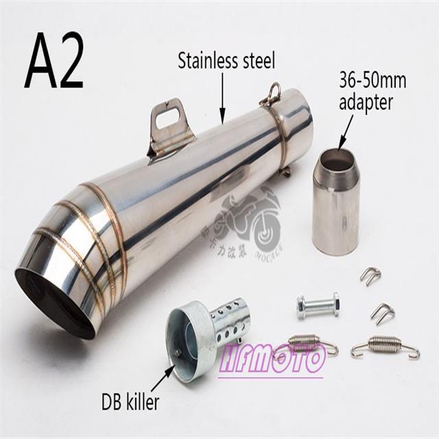 007Moto ท่อไอเสียรถจักรยานยนต์ดัดแปลง ZX6R CBR650 R - รูปที่ 6