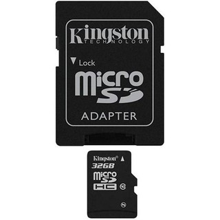 ของแท้ Kingston Micro SD Card Class10 ขนาดความจำ 32 GB with Adapter แท้100% ช่วยเพิ่มพื้นที่