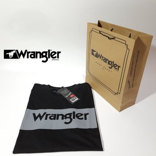 WRANGLER เสื้อยืด พิมพ์ลาย DISTRO ของแท้