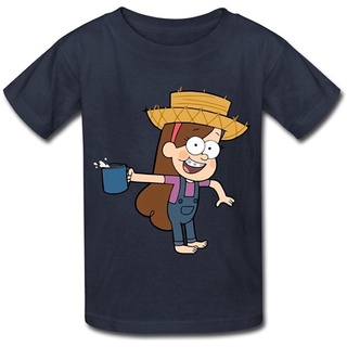 เสื้อยืดแขนสั้น คอกลม ผ้าฝ้ายแท้ พิมพ์ลายการ์ตูนอนิเมะ Weird Town gravity falls แฟชั่นฤดูร้อน สไตล์อเมริกัน สําหรับผู้ชา