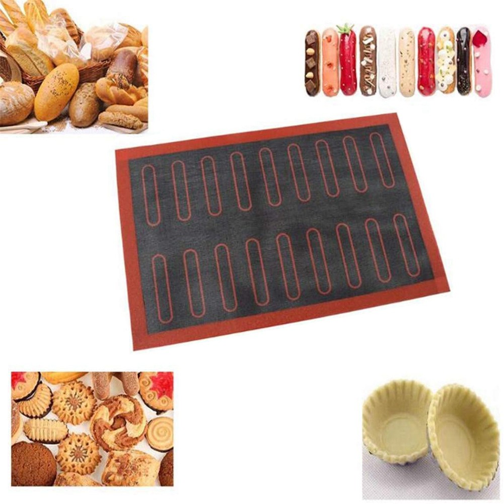 Baking Mat Bread Baking Sheets Non-Stick Oven Liner Bakeware Mat ...