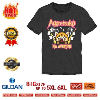 Chonghaijia Xs-4Xl-5Xl-6Xl เสื้อยืดลายการ์ตูนอนิเมะ Retsuko Aggretsuko สําหรับผู้ชาย Ts7Bl9