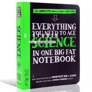 Everything You Need to Ace Science in One Big Fat Notebook หนังสือภาษาอังกฤษ Middle School Study Guide