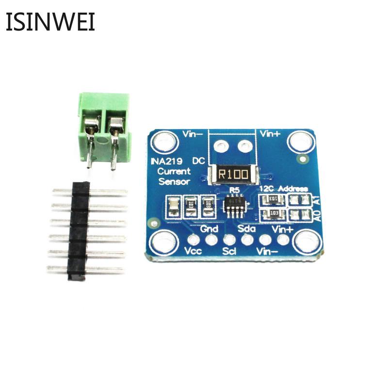 ina 219 i 2 c zero drift bi - directional อุปกรณ์โมดูลเซ็นเซอร์สําหรับตรวจสอบกระแสไฟ cjmcu - 219 219