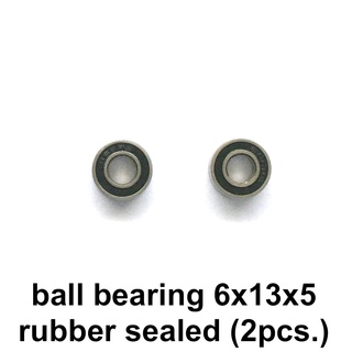 Ball bearing 6x13x5 rubber sealed (2pcs.)