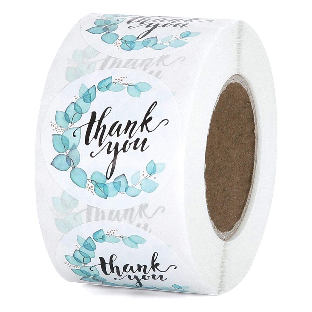 500 ชิ้นขอบคุณสติกเกอร์ 1 นิ้วรอบดอกไม้สีปิดผนึกสติกเกอร์สติกเกอร์สําหรับงานแต่งงาน Scrapbooking Envelopes Seal St - รูปที่ 7