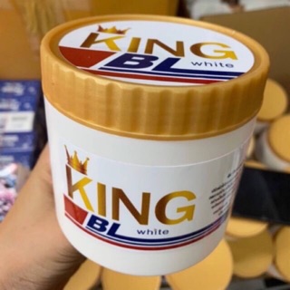 King BL หัวเชื้อผิวขาว ขาวไวX10 กระปุกใหญ่จุใจ 500g. ( 1 กระปุก )