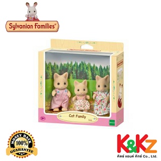 Sylvanian Families ตุ๊กตา ซิลวาเนียน แฟมิลี่ ครอบครัวแมว / Sylvanian Families Cat  Family