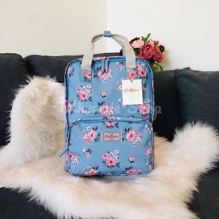 Cath Kidston Backpack Bag กระเป๋าเป้สไตล์วินเทจ วัสดุ Canvas เคลือบ PVC กันน้ำสามารถเช็ดทำความสะอาดได้ง่าย