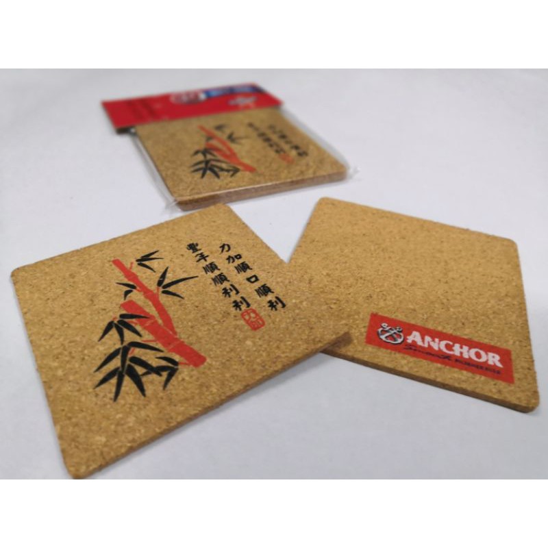 ที่รองแก้วไม้ก๊อกเบียร์ Anchor รุ่นพิเศษ