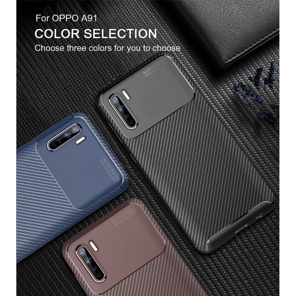 เคสOppo A91 Softcaseกันกระแทกของแท้Oppo A91
