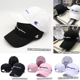 Champion แชมเปียนส์ หมวกแก๊ป สไตล์แฟชั่น ใส่ได้ทุกเพศทุกวัย คุณภาพดี Fashion Cap