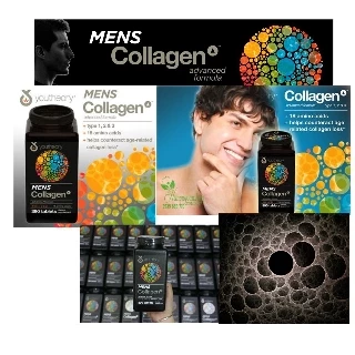 Youtheory collagen Menกระปุกดำสำหรับผู้ชาย 390 เม็ด (Exp.02/28)