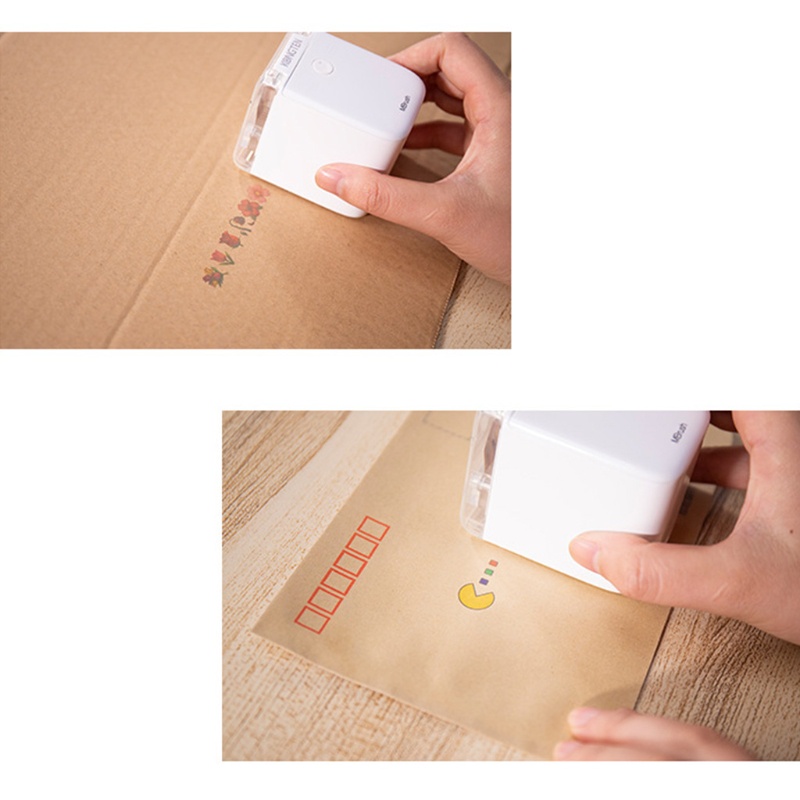 3C Portable Color Mobile Printer Pocket Mini Printer เสื้อยืด Tattoo Logo DIY