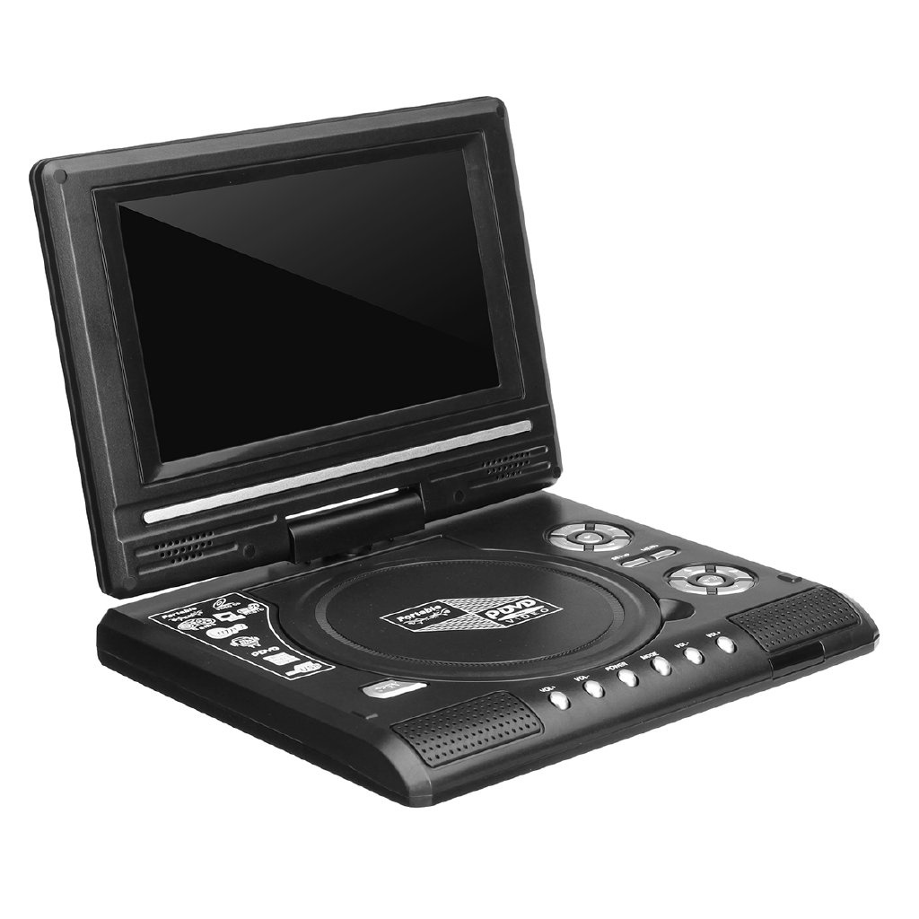 KHH5 7.8 Inch Portable HD TV Home Car DVD Player VCD CD MP3 DVD Player