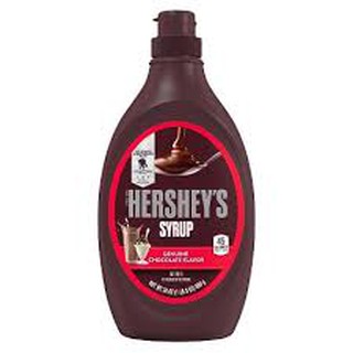 เฮอร์ชีส์ ไซรัป ช็อคโกแลต เฟลเวอร์ (น้ำเขื่อมรสช็อคโกแลต) HERSHEYS SYRUP ขนาด 650 กรัม