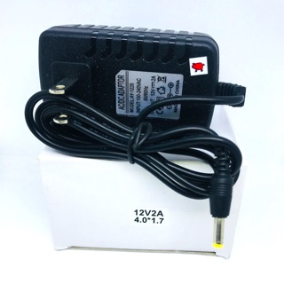 อะแดปเตอร์Adapterหม้อแปลงไฟ12V2Aหัว4.0*1.7ใช้กับอุปกรณ์ต่างๆ