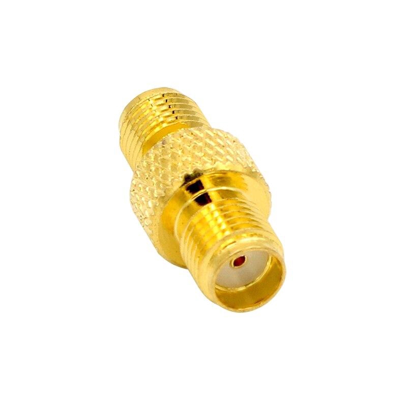 1PC RF SMA อะแดปเตอร์ SMA หญิงสวิทช์หญิง coax Connector coupler ตรง SMA-F ถึง SMA-F Connector