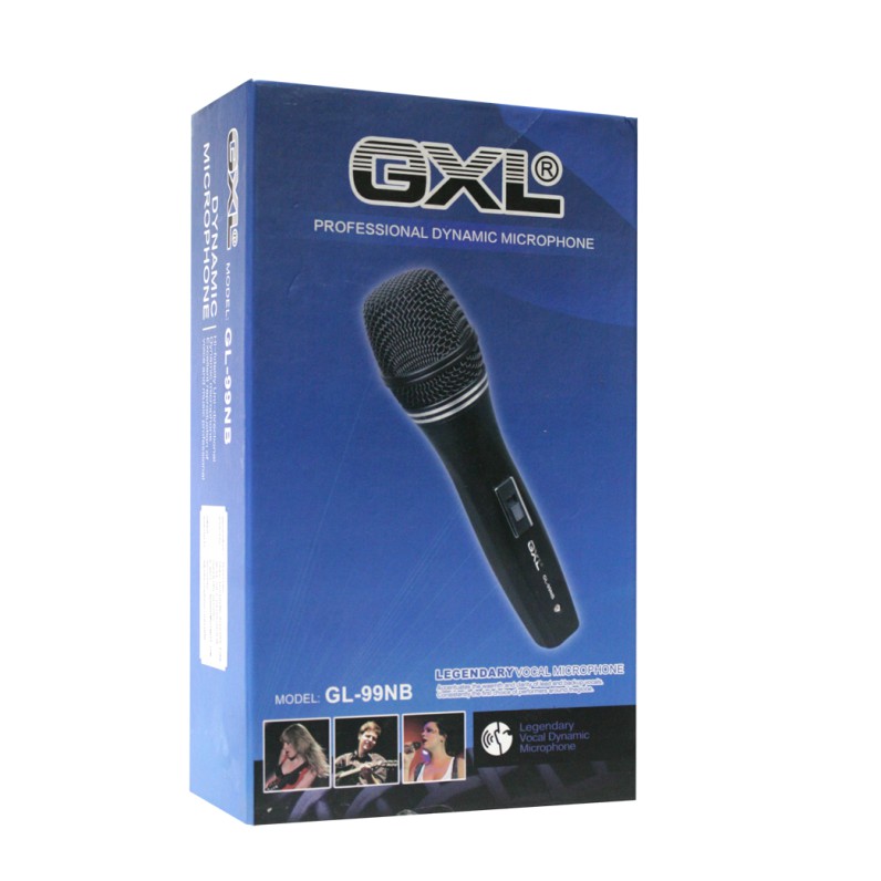 GXL Microphone ไมโครโฟน ร้องเพลง คาราโอเกะ GL-99NB (ฺBlack)