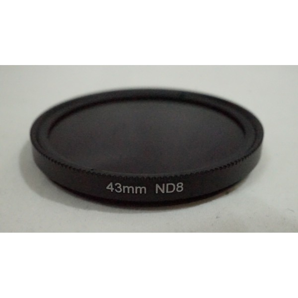 43mm ND 8 - Neutral Density Slim ND8 Filter 43 mm