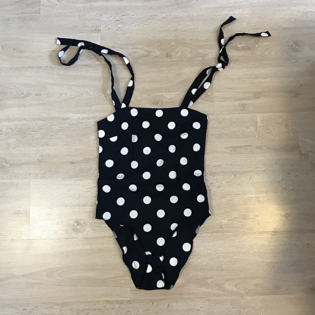 zara polka dot bodysuit