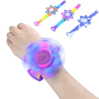 ของเล่น Fidget Hand Spinner เรืองแสง สําหรับเล่นคลายเครียด สมาธิสั้น