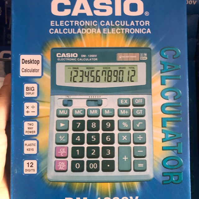 เครื่องคิดเลข Casio DM-1200V