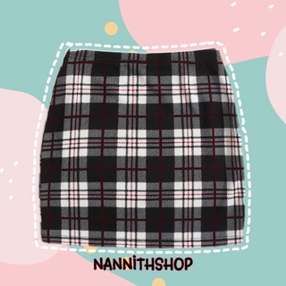 ♥️ Mini Skirt 🖤 กระโปรงสั้น ลายสก๊อต📮พร้อมส่ง