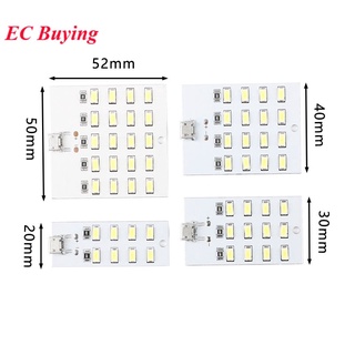 5730 5630 Smd โคมไฟ Led 5V 80mA~120mA Mirco Usb สีขาวสําหรับโคมไฟมือถือชาร์จสาย Usb