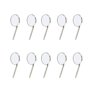 【in stock】12Pcs Dental Stainless Steel Mirror Instead Head 4#