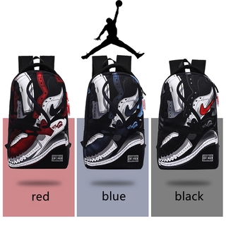 Jordan คลาสสิก สันทนาการ สีลึก กระเป๋าเป้สะพายหลัง ความจุขนาดใหญ่ กระเป๋าเดินทาง