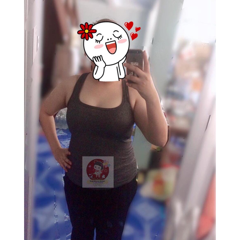 เสื้อกล้ามสายเดี่ยวXL-ผ้าดีผ้ายืดเยอะ-เต็มตัว^ใส่สบายขายดีมากๆค่ะ - รูปที่ 3