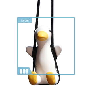 Car Hanging Ornament Car Charm Swinging Duck Pendant Automotive Interior