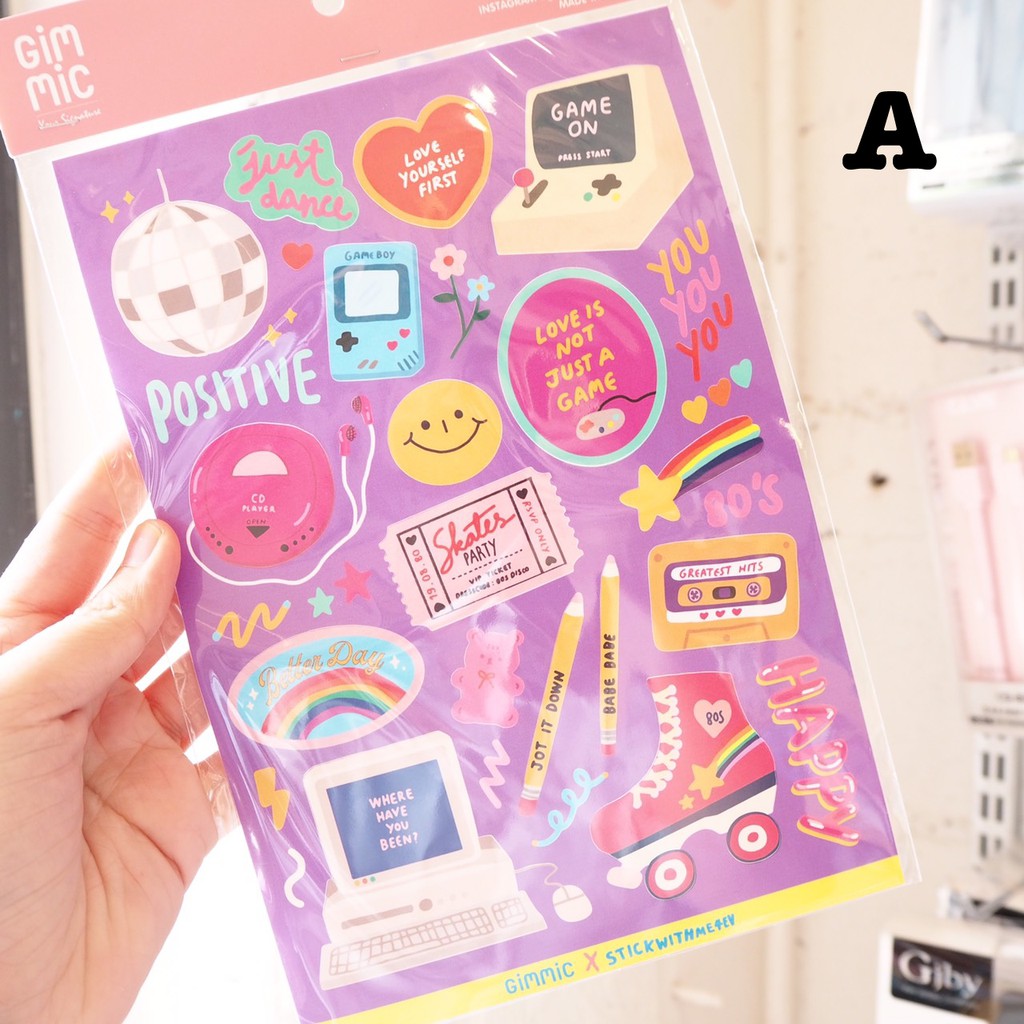 GIMMIC STICKER size A5