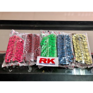 โซ่ RK สีสะท้อนแสง420/120ข้อ‼️ส่งฟรี‼️