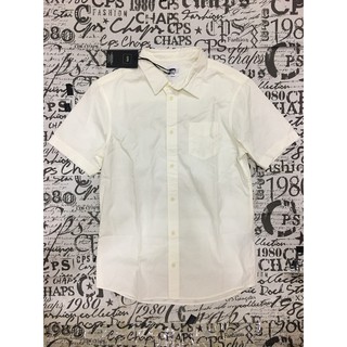 CPS CHAPS Short Sleeves Shirt Cream White Size S เสื้อเชิ้ต แขนสั้น มือ 1