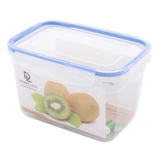 ถูกที่สุด✅  กล่องอาหารแบบเหลี่ยม ดับเบิ้ลล็อก รุ่น 1337 1700 มล. DOUBLE LOCK Airtight Plastic Food Container 1337 1700ml