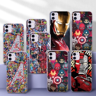 เคสโทรศัพท์มือถือนิ่ม ลาย Deadpool Iron Avengers สําหรับ VIVO V11 Pro V15 V19 V20 SE Y70 V5 Lite Y66 V5s Y67 V7 Plus Y79 Y75 V9 Y85 Y89 174B