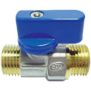 มินิบอลวาล์ว มินิบอลวาล์ว MM PP 1/2 นิ้ว วาล์วน้ำ งานระบบประปา MM MINI BALL VALVE PP 1/2" BRASS