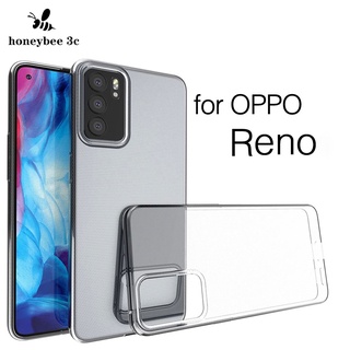 เคสใสกันกระแทก เคสใสนิ่มกันกระแทกรอบด้าน OPPO Reno 8T 8 Pro 8z 5G Lite 7 SE 7z 6 5 4 3 Pro 2 Z 2Z 2F ACE A 10X Zoom