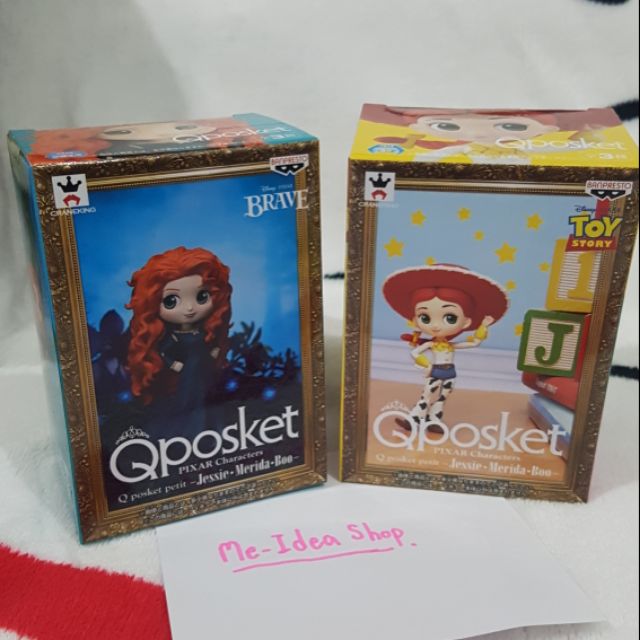 Q posket แท้ พร้อมส่ง pixar charactors disney jessie merida brave toy story figure qposket ฟิกเกอร์ 