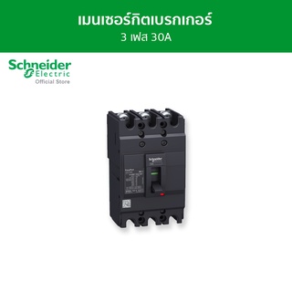 Schneider เมนเซอร์กิตเบรกเกอร์ 3 เฟส 30A รหัส EZC100H3030T รุ่น EasyPact EZC