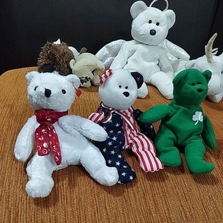 ty bear / ตุ๊กตาหมี ty / tybeaniebabies / ตุ๊กตามือสองทำความสะอาดแล้ว