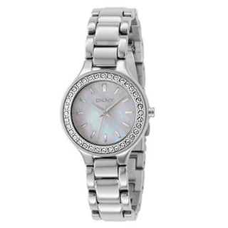 DKNY Crystal Collection Bracelet Mother-of-pearl Dial Womens NY4888(Black)