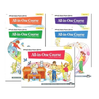 Basic Piano Library All-in-One Course for Children 1,2,3,4,5