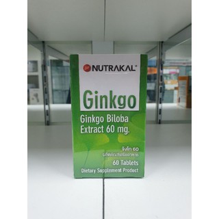 Nutrakal Gingko extract 60 mg 60 tabs