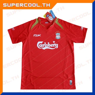 Liverpool Home 2005-2006 เสื้อบอลลิเวอร์พูลย้อนยุค เสื้อบอลย้อนยุค เสื้อลิเวอร์พูลรุ่นเก่า